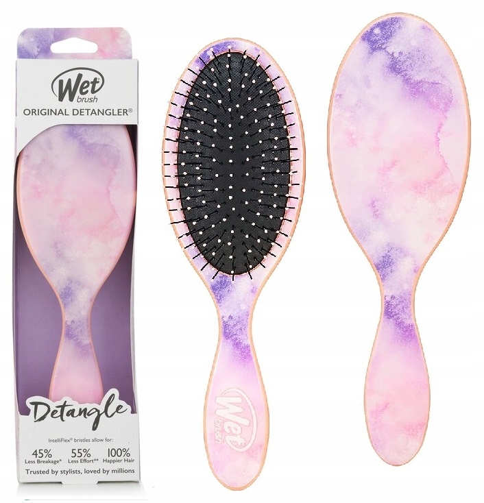 Wet Brush Original Detangler Colorwash Watermark Szczotka Różowo-fioletowa
