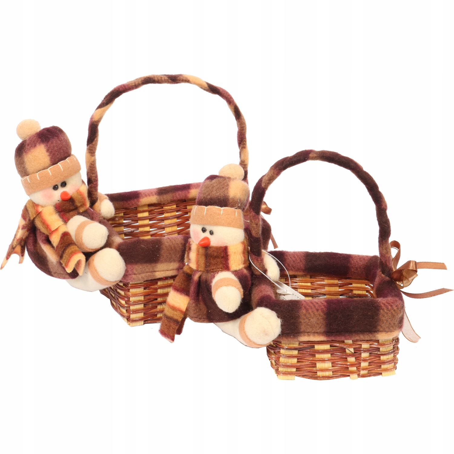 KOSZYK ŚWIĄTECZNY Z BAŁWANEM 16 CM Rodzaj figurka