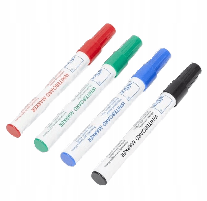 Markery do tablic BIAŁYCH suchościeralnych 4 SZT