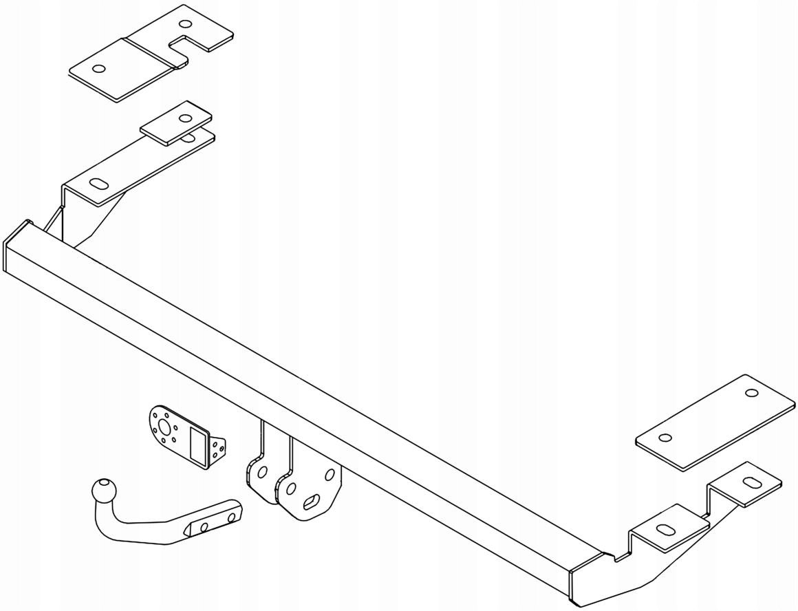 HAK HOLOWNICZY Opel ASTRA III 3 H HATCHBACK od 2004-2014r +WIĄZKA 7pin Producent Bizub Hak-Pol