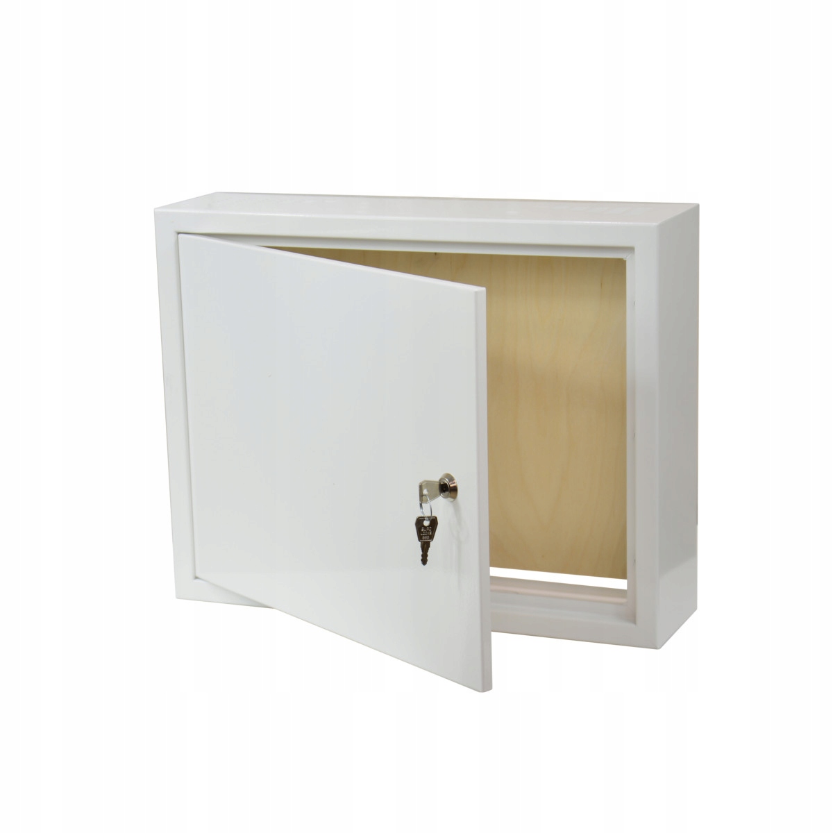 Kovová skříňka na omítku 60x40x20 cm Větraná rozvaděčová bílá