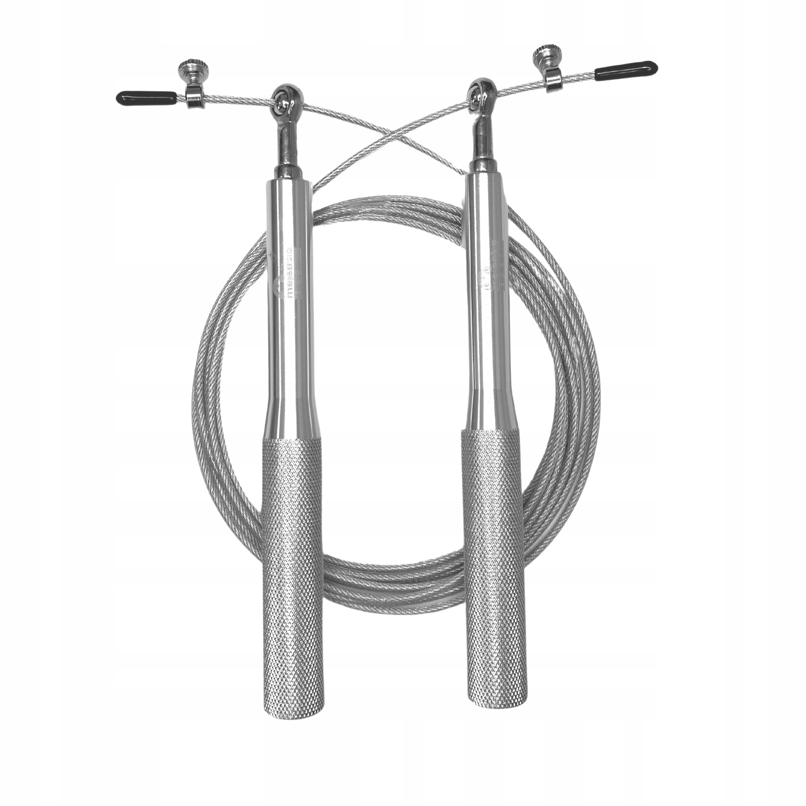 SKAKANKA STALOWA Z ŁOŻYSKAMI MAJESTIC SPORT Kolor dominujący odcienie szarości