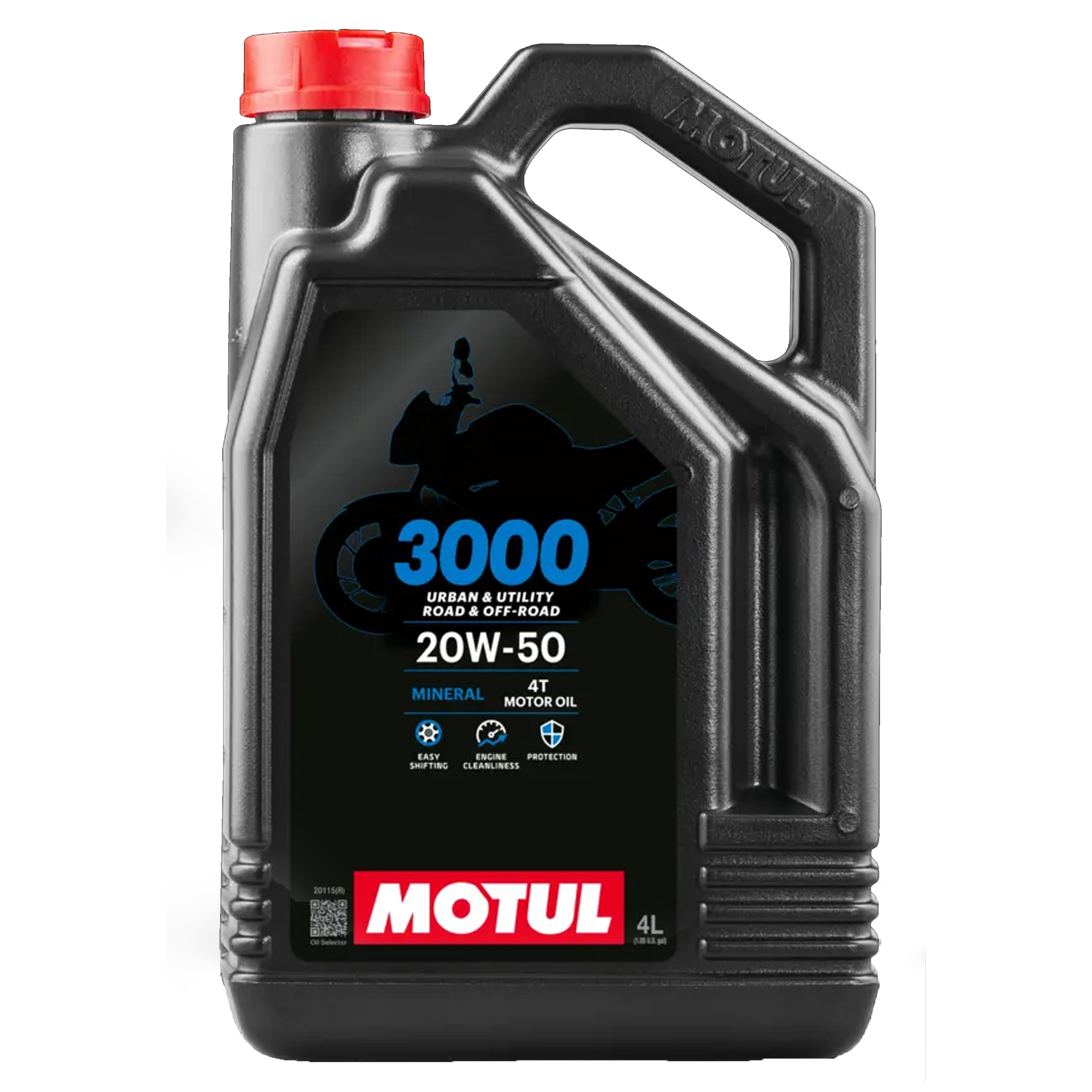 Minerální motorový olej pro motocykl Motul 3000 4T 20W/50 4L