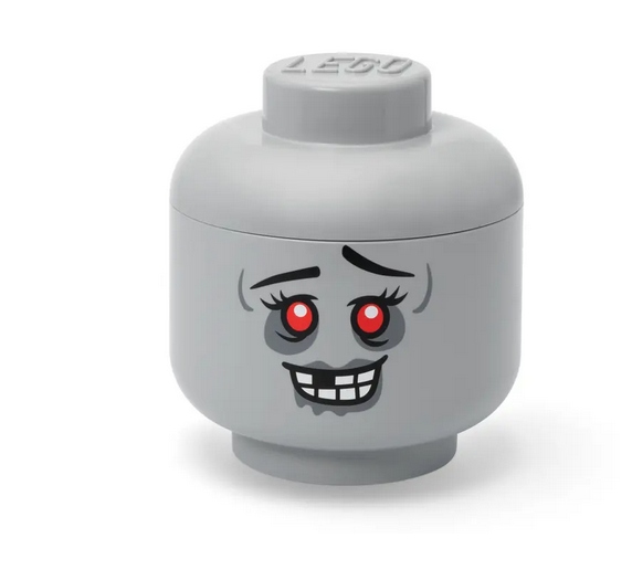 Lego Úložný Box Velká Hlava Zombie Šedá L 8,5L 40320822