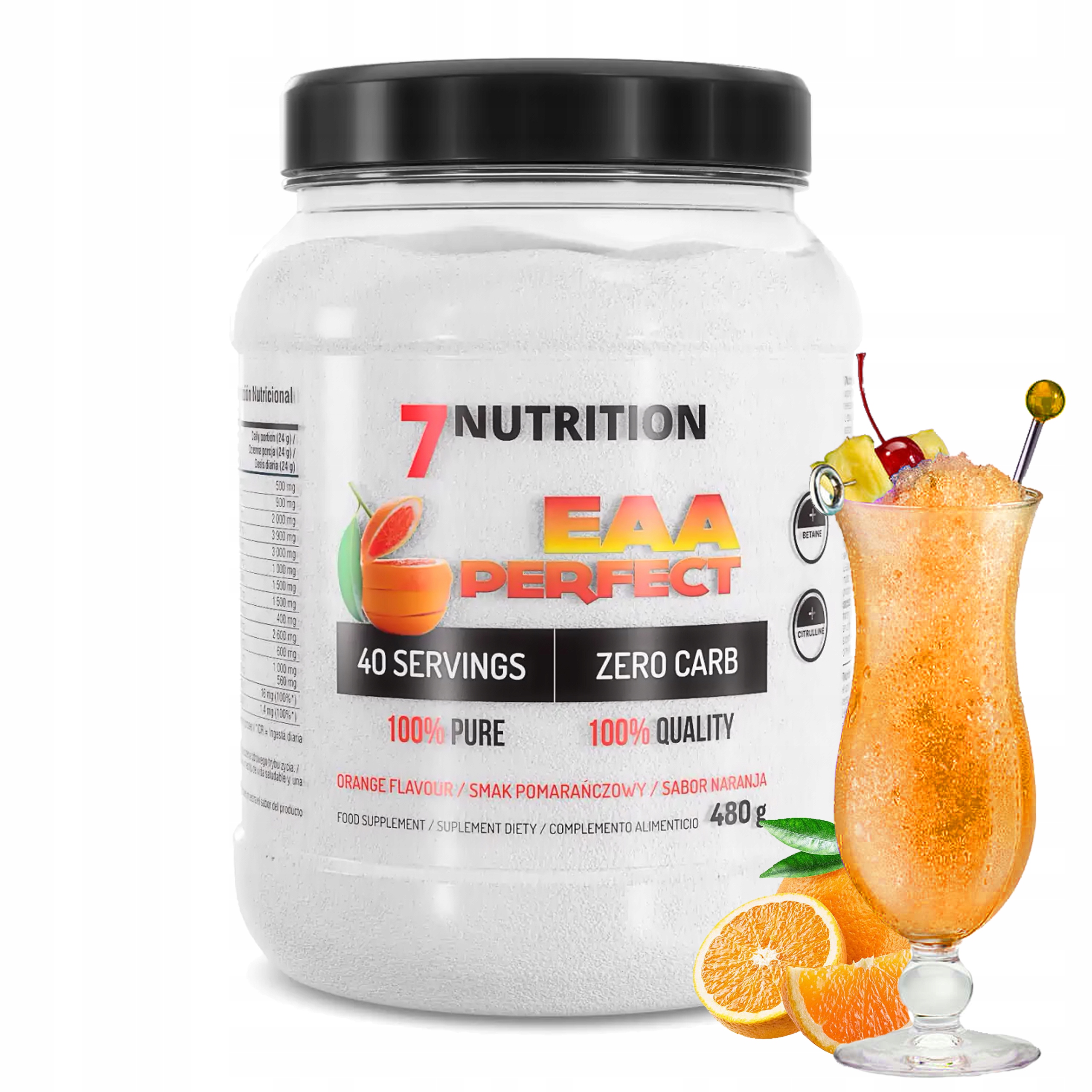 AMINOKWASY CYTRULINA 7NUTRITION EAA PERFECT 480g — 5