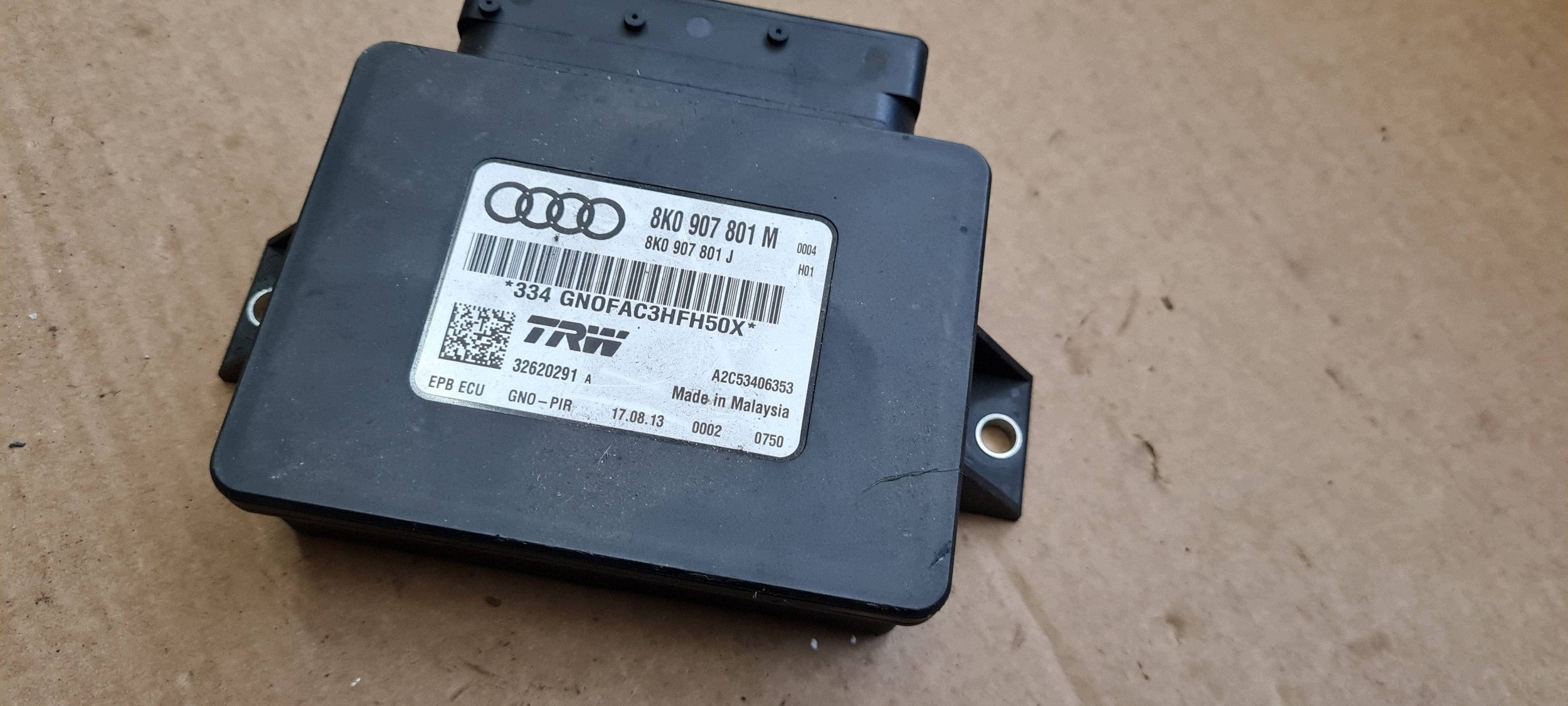 A4 B8 S4 LIFT module control unit electric brake 8K0907801M A5 8T Q5 8R