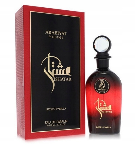 Arabské Parfémy Ishatar Roses Vanilla 110ml pro ženy elegance a sladkost