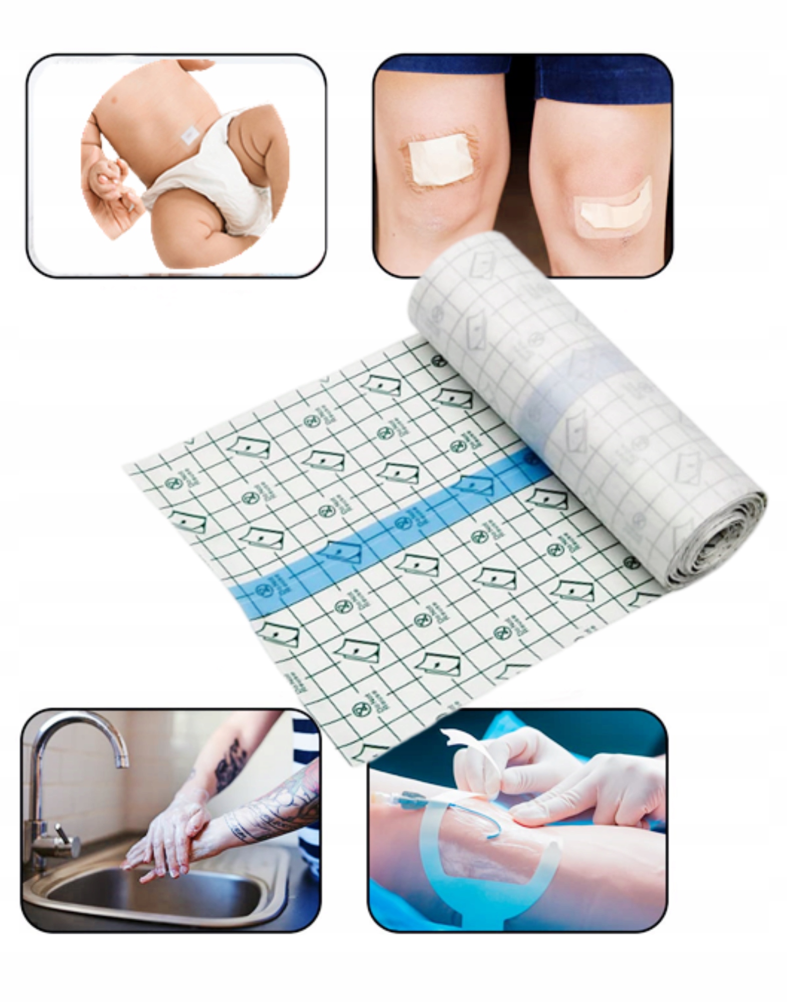 Folia ochronna na tatuaż second skin 5 cm x 10 m RegMag – Folia ochronna na tatuaż second skin RegMag