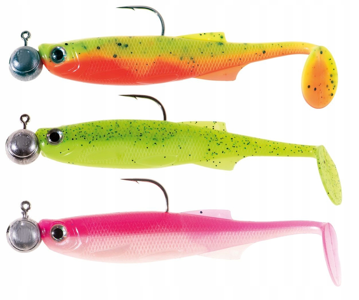 12,5cm Intensa Regis Tryton Gumy Główka Jigowa 6/0 12g Uzbrojone 3szt.