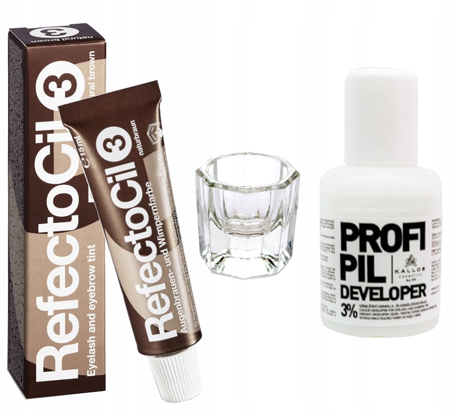 Zestaw Hennna REFECTOCIL 3.0 utleniacz kieliszek