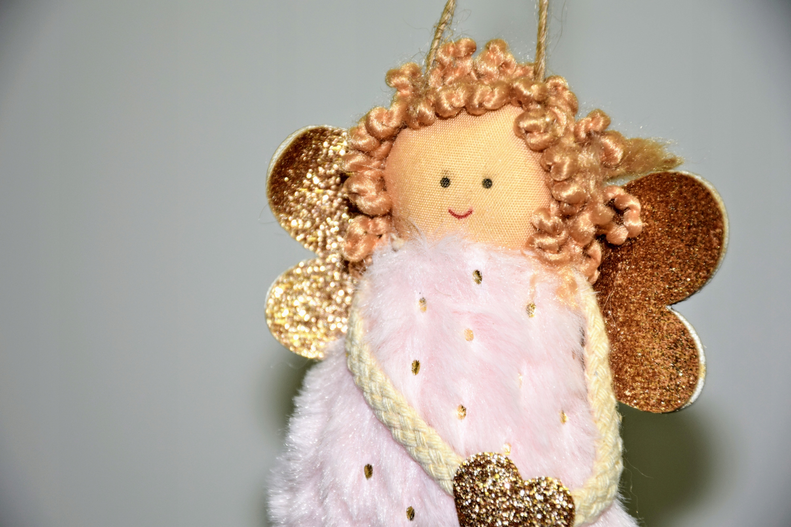 OZDOBA CHOINKOWA ANIOŁEK RÓŻOWY 9X10X3CM Marka Dakls