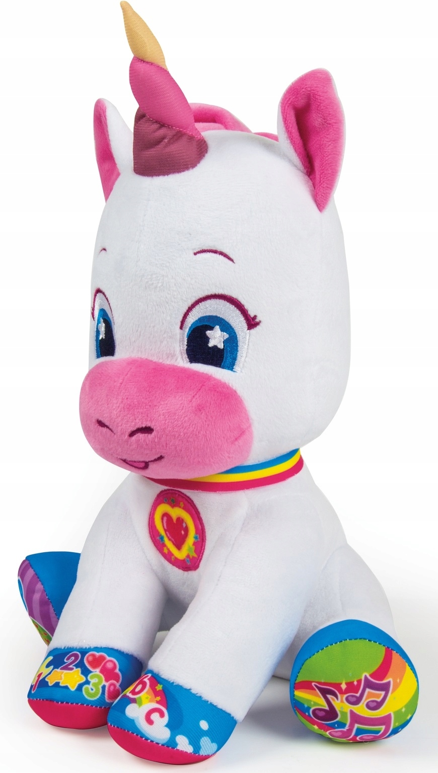 INTERAKTYWNY PLUSZOWY JEDNOROŻEC PEŁEN DZWIĘKÓW Marka Clementoni