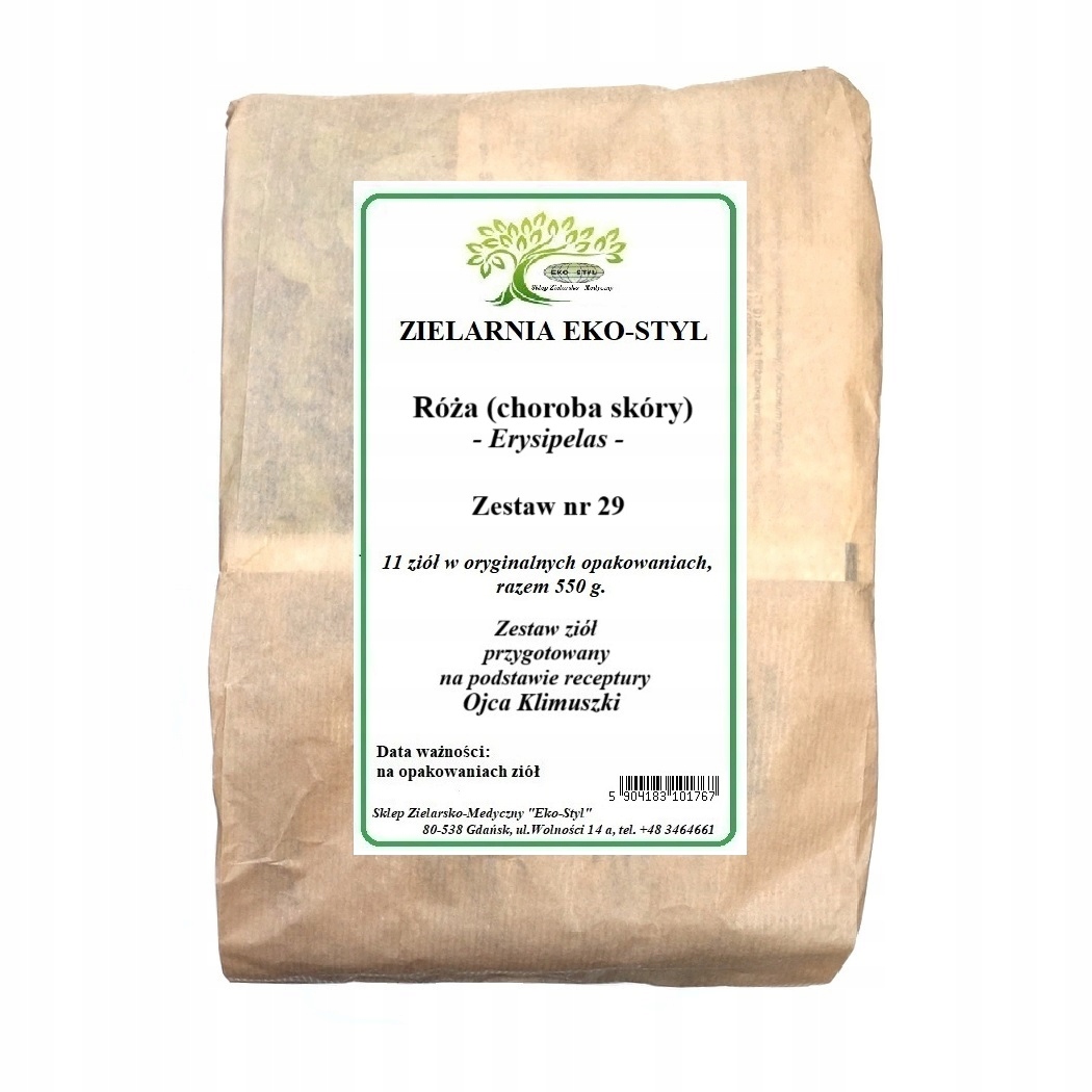 Róża (Choroba Skóry) nr.29 -Zioła Eko-Styl/wg O. Klimuszko