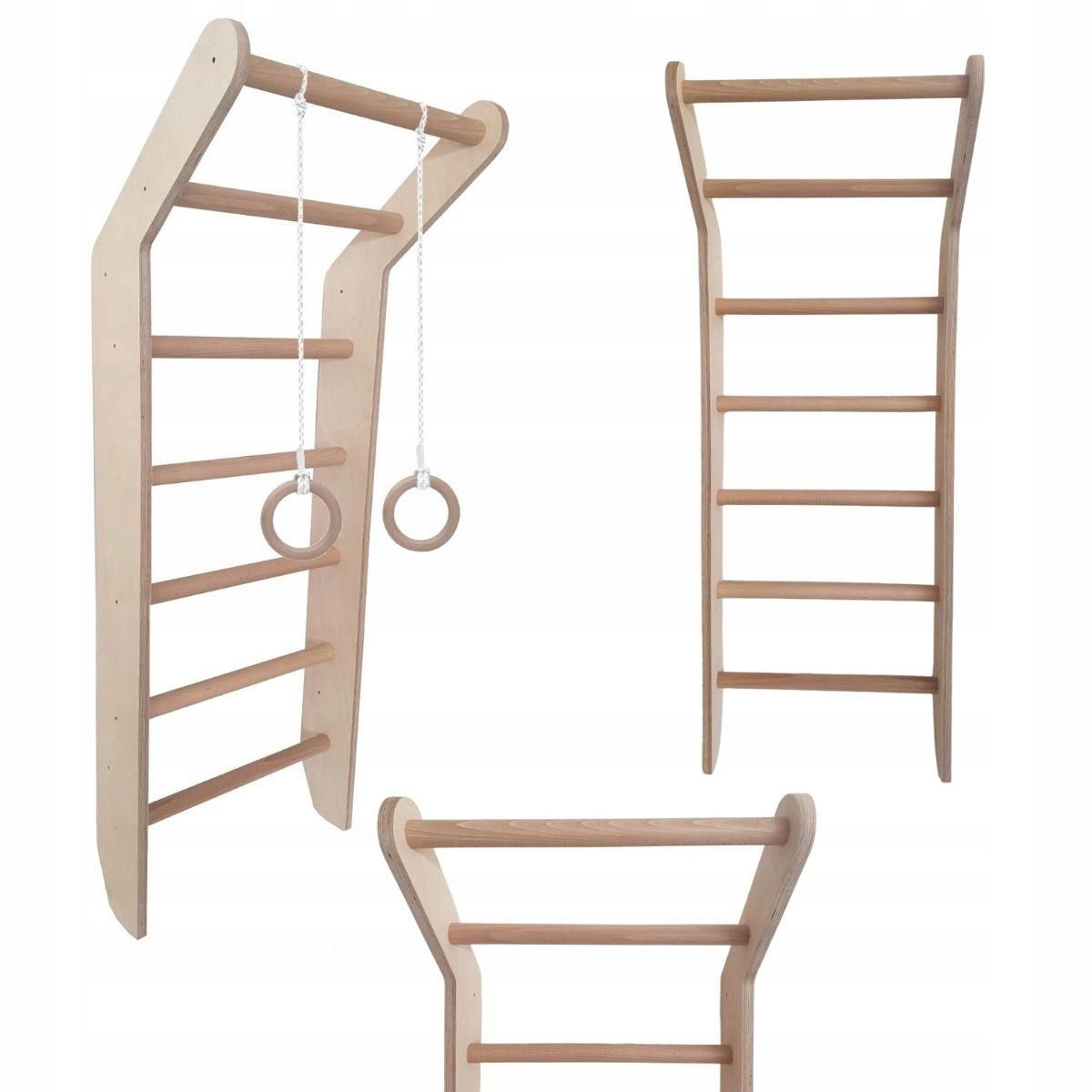 drabinka gimnastyczna Toddler drewno natur