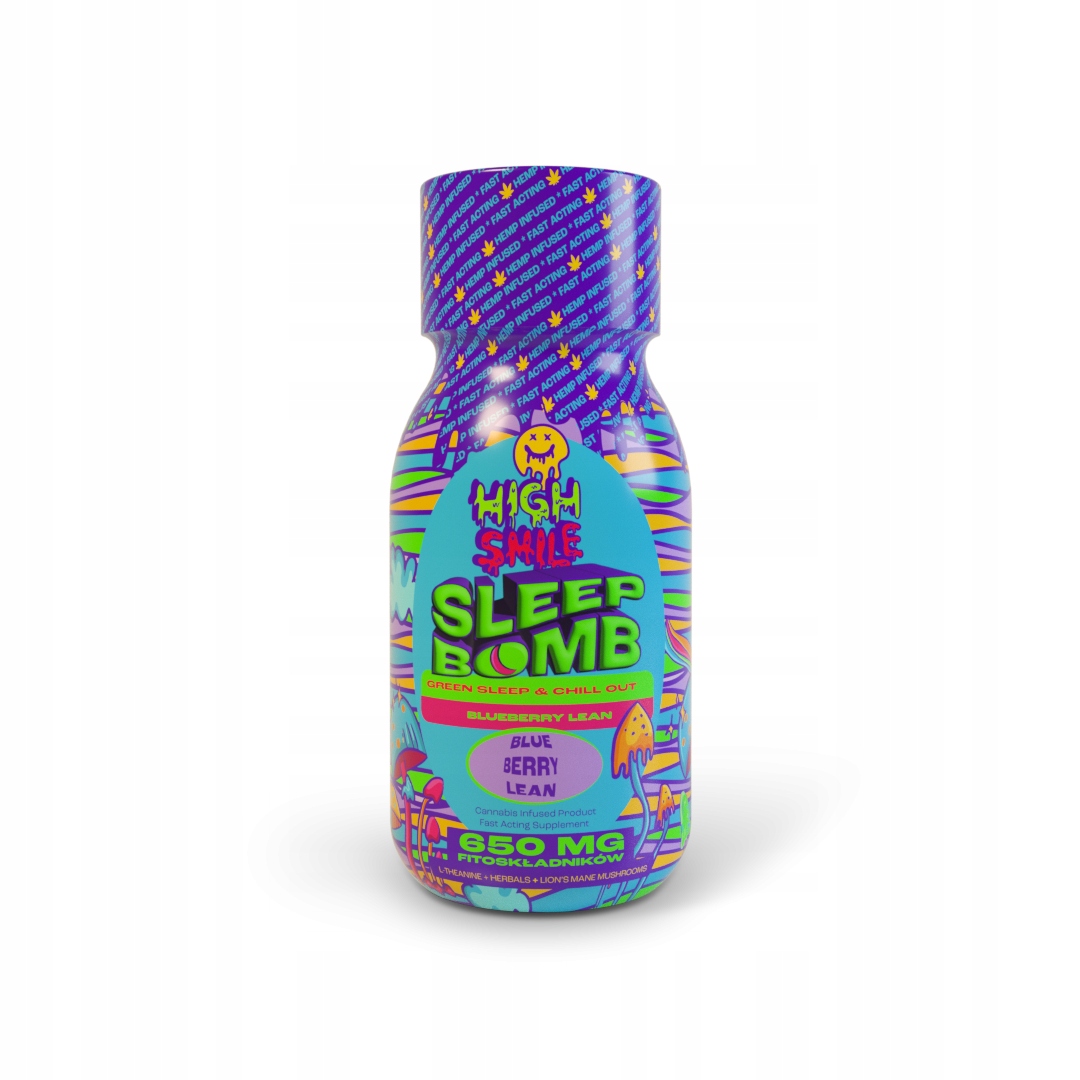 

Olejek konopny High Smile Sleep Bomb BlueberryLean