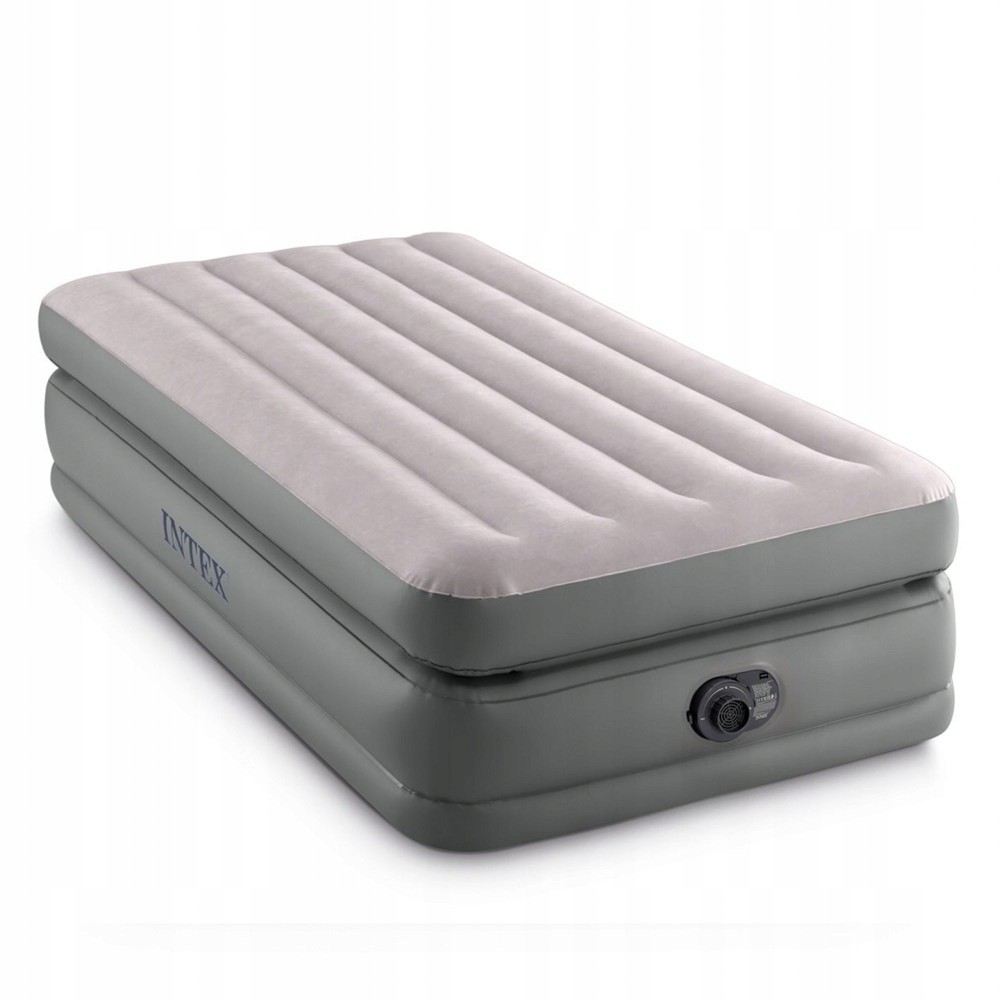Matrace nafukovací Intex velurová s pumpou 191x99x51cm Pvc 136KG