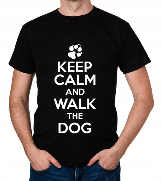 

koszulka Keep Calm And Walk The Dog prezent