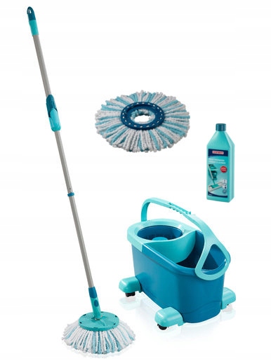 Levně Rotační Mop Leifheit Clean Twist Ergo Kolečka Kapalina