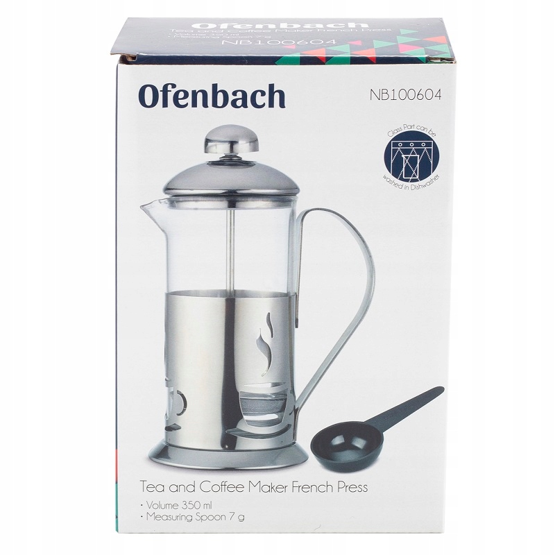 ZAPARZACZ DZBANEK DO HERBATY ZIÓŁ KAWY OFENBACH Informacje dodatkowe możliwość mycia w zmywarce