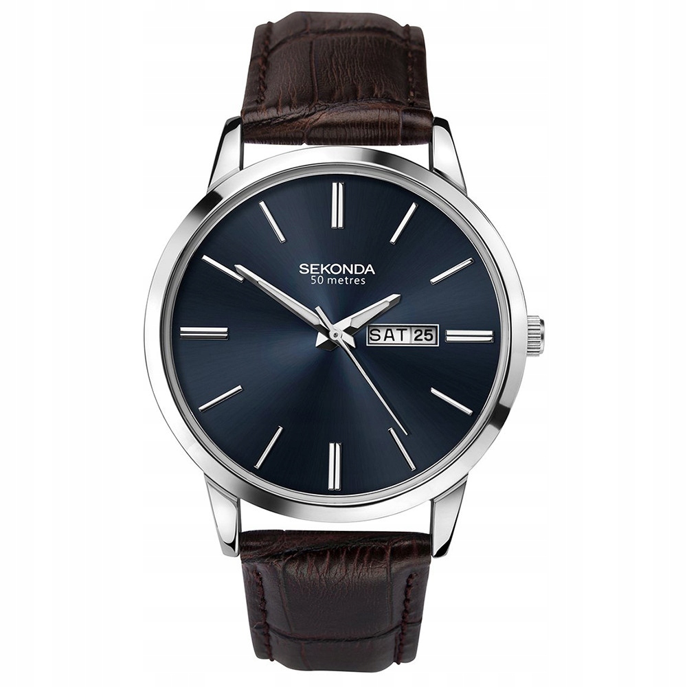 Pánské Hodinky Sekonda 1662, hnědý pásek