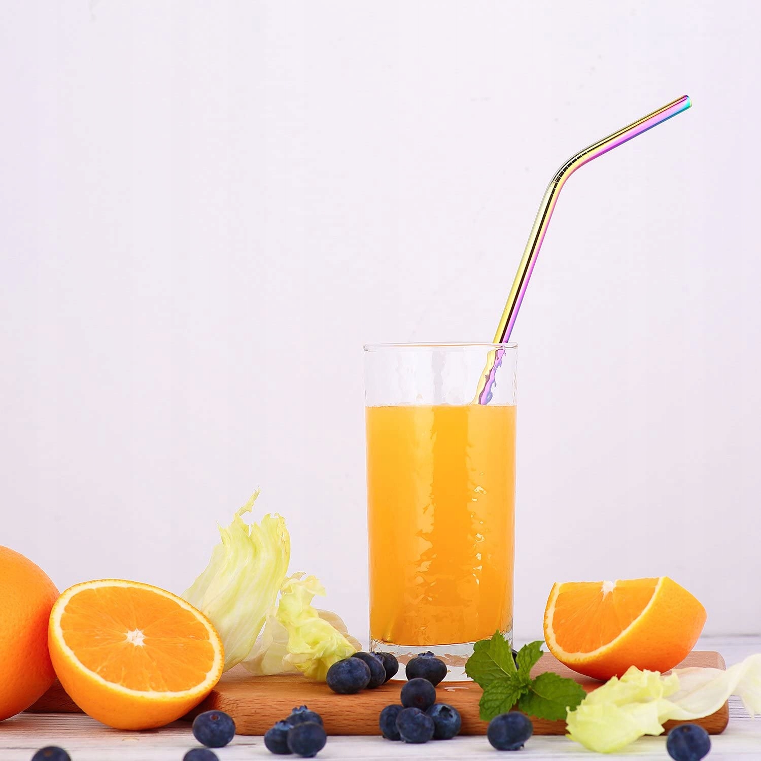 METALOWE SŁOMKI RURKI DO PICIA 16SZT + 2 CZYŚCIKI Kod producenta Słomki metalowe Gokuran 16szt,