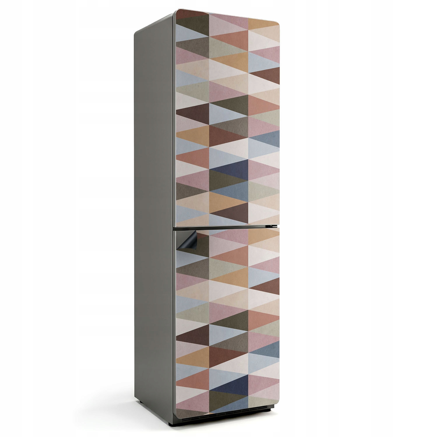 Magnetická krytka na chladničku Geometria trojuholníkov v usporiadaní 60x205