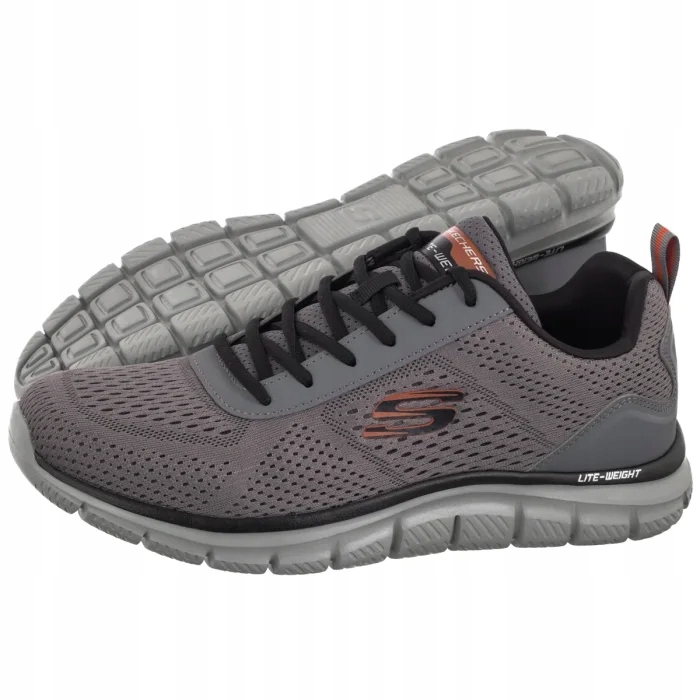 Pánské sportovní boty Skechers Track Leshur Charcoal 232758 Šedé