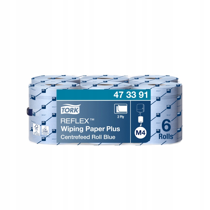 Tork Reflex 473391 Czysciwo papierowe w roli M4 x6