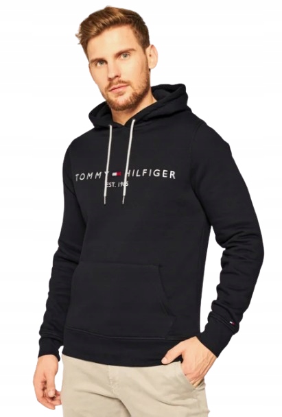 Tommy Hilfiger Pánská Mikina Černá S Logem L Jqc