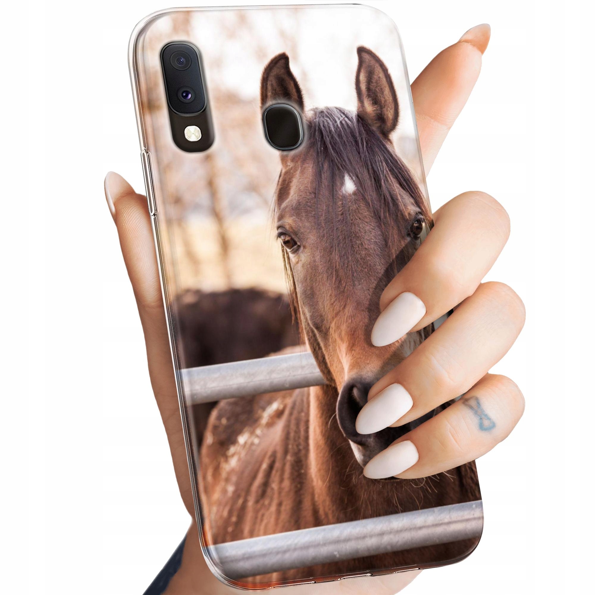 

Etui do Samsung Galaxy A20E Konie Kuce guma