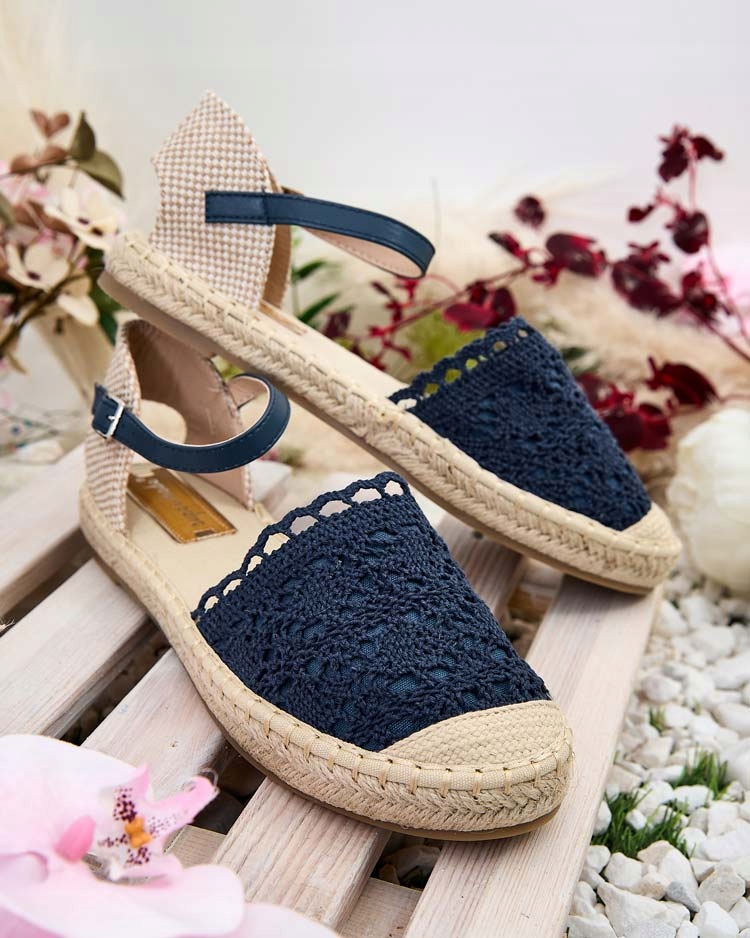NIEBIESKIE ESPADRYLE DAMSKIE LOPETT 40 Płeć kobieta