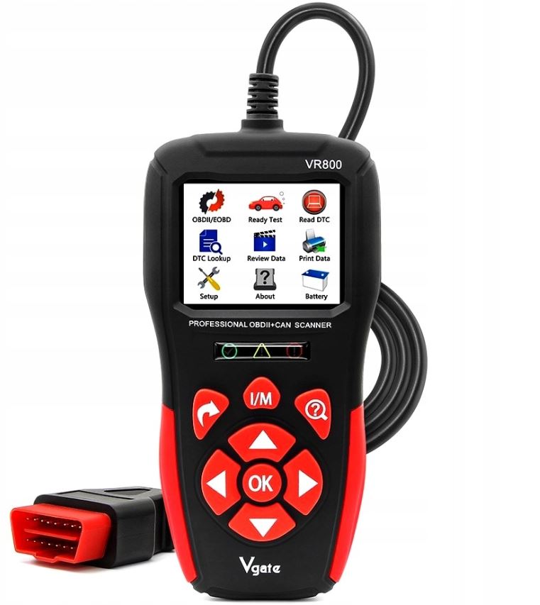 

Tester Skaner Diagnostyczny OBD2 Interfejs Polski