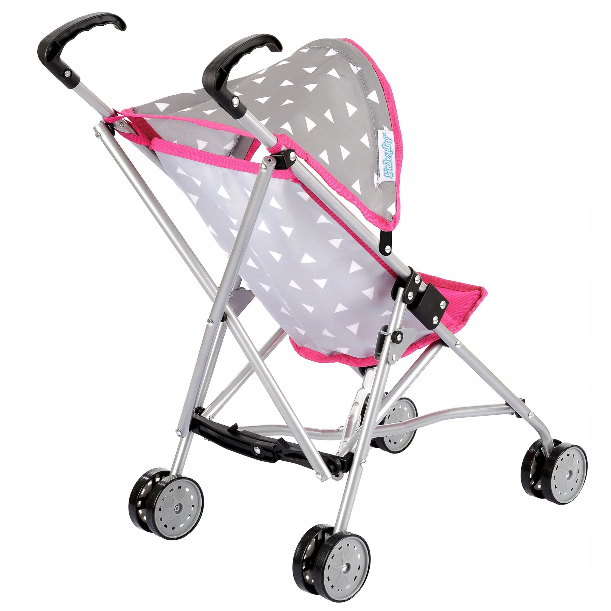 KINDERPLAY WÓZEK DLA LALEK SPACERÓWKA LEKKI SKŁADANY PARASOLKA SPACEROWY Głębokość produktu 28 cm