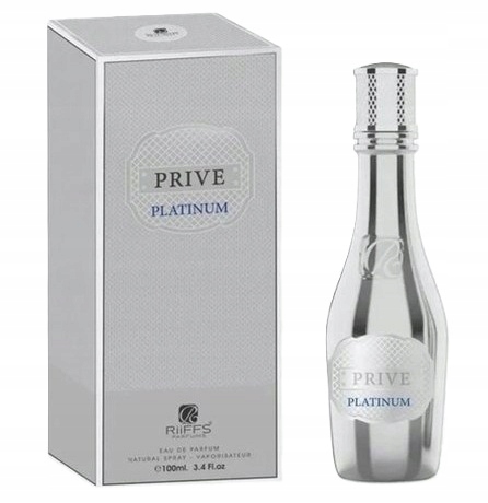 Riiffs Prive Platinum 100ML Parfémovaná Voda Pro Muže Arabské Parfémy