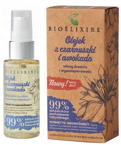 Bioelixire Olejek do włosów z Czarnuszki 50 ml