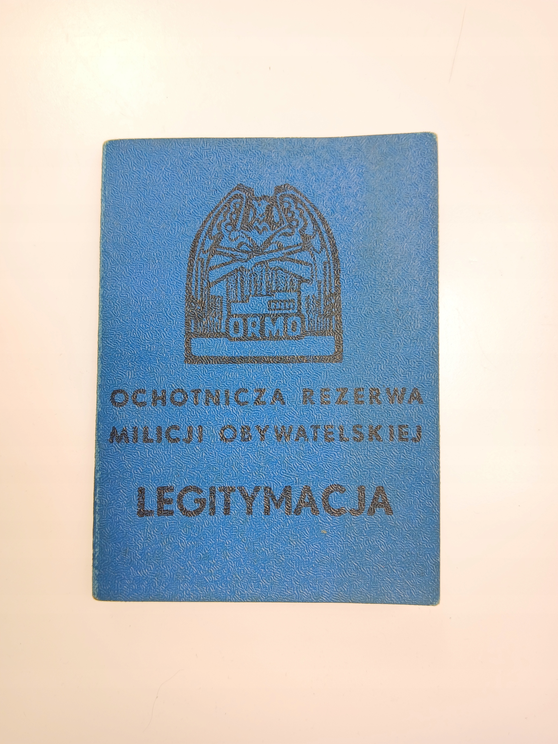 ORMO LEGITYMACJA MILICJA MO SZCZUCZYN 1981r