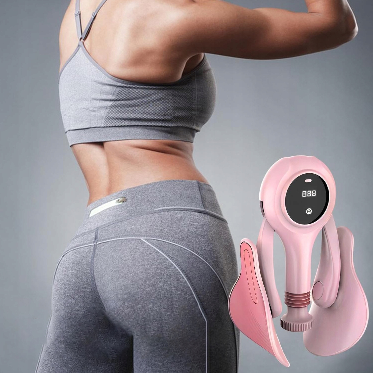 UNIWERSAL URZĄDZENIE DO ĆWICZEŃ POŚLADKÓW MIEDNICY LCD Kolor dominujący róże i fiolety