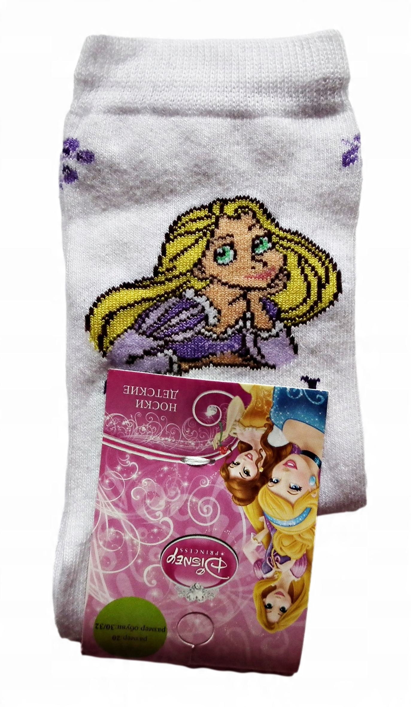 

Disney Księżniczki skarpetki Roszpunka roz 24-26