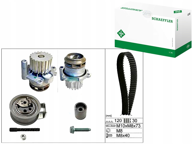 INA530 0091 30 Rozvodová Sada Vw 1,4TDI Asistent řidiče #33
