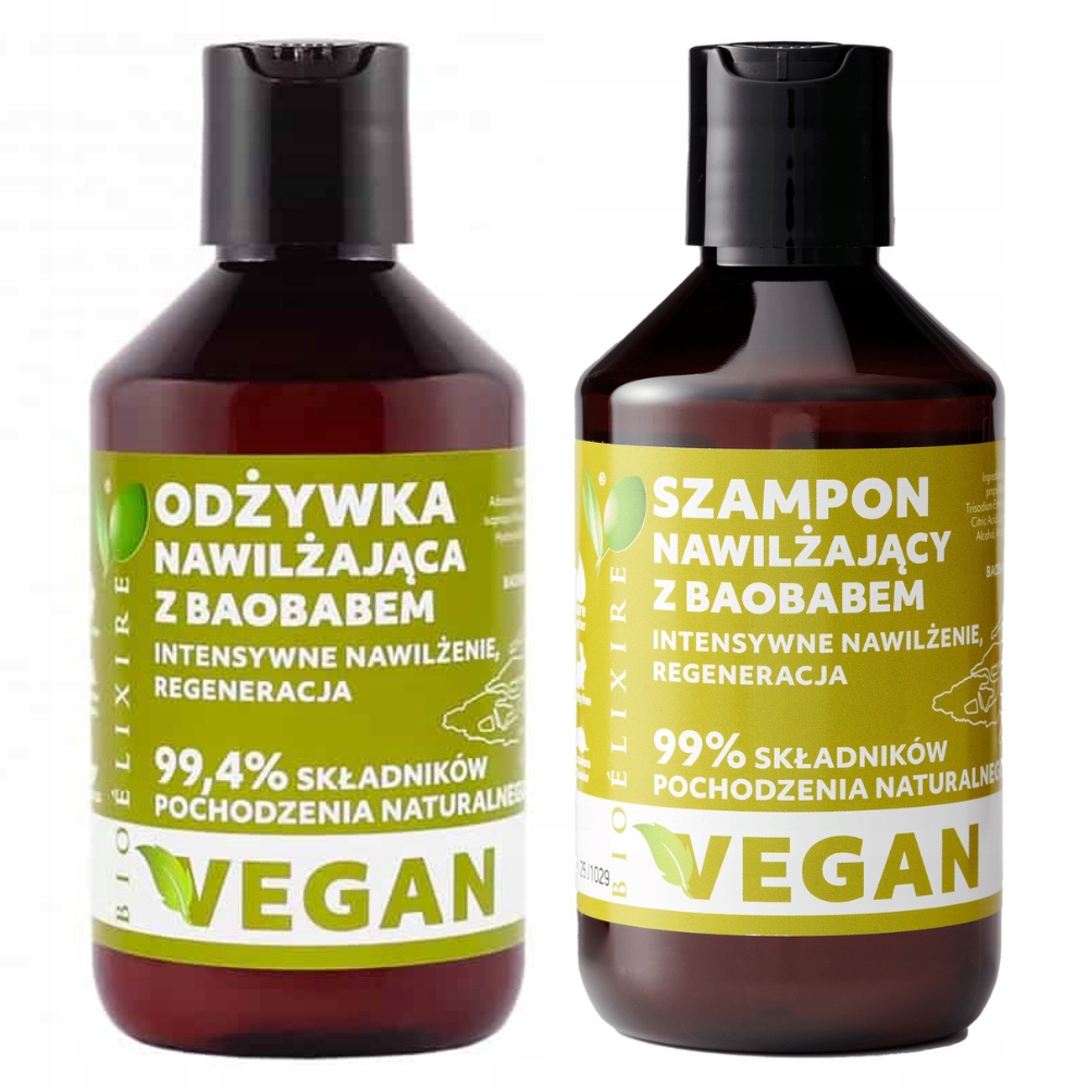 

Bioelixire Szampon Odżywka Nawilżająca Baobab 300