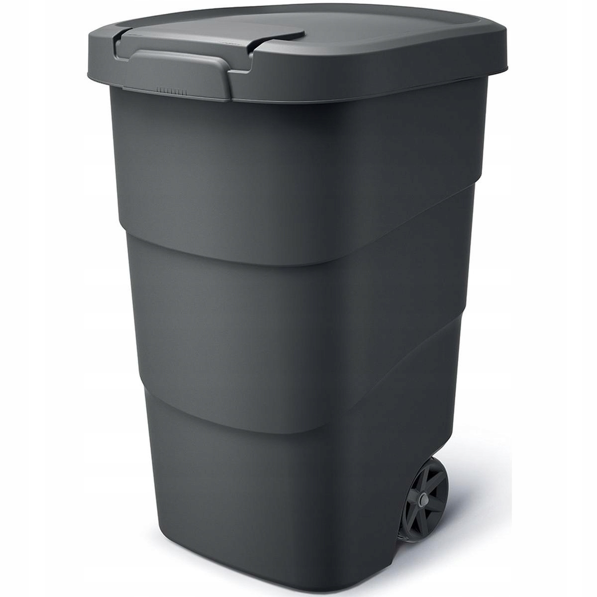 Levně Popelnice Koš Na Kolečkách Wheeler 95L Černá Recykl