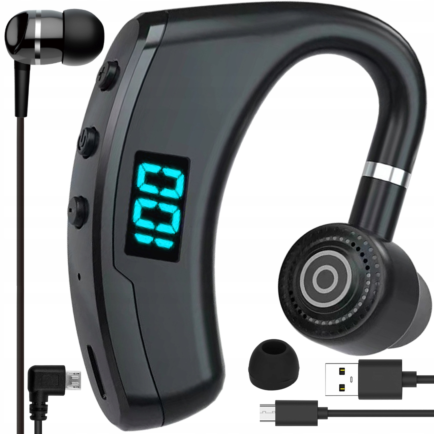

Słuchawka Do Rozmów Zestaw Bluetooth Dwa Telefony