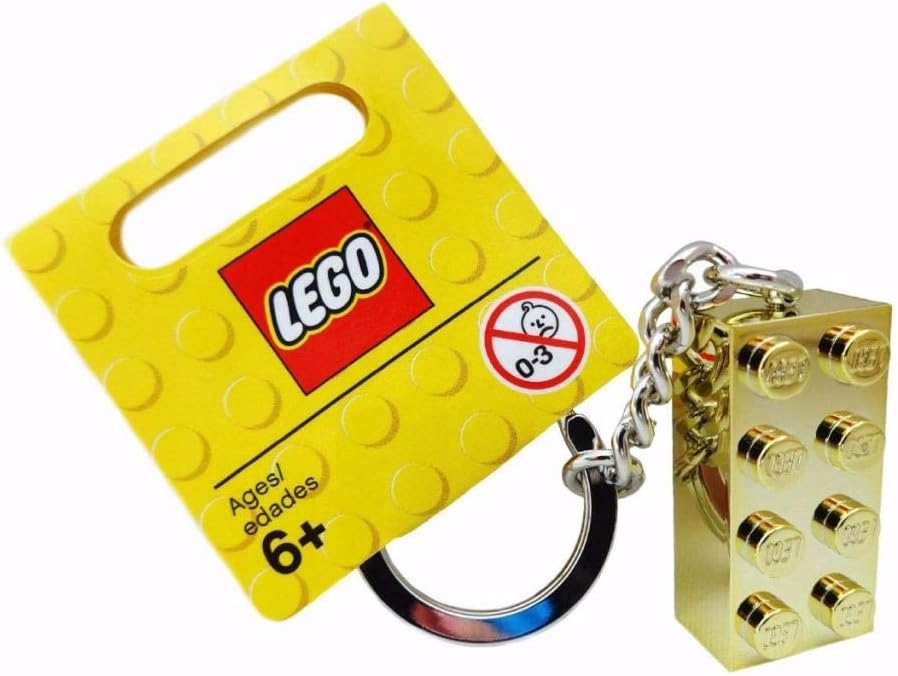 Lego 850808 Brelok ze złotym klockiem Lego 2x4