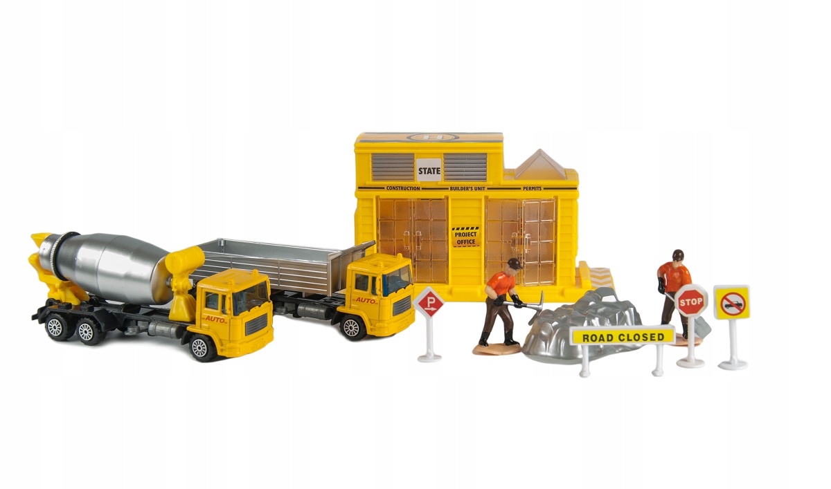 RESORAKI AUTA BUDOWLANE ZESTAW BETONIARKA WYWROTKA EAN (GTIN) 5902837880266