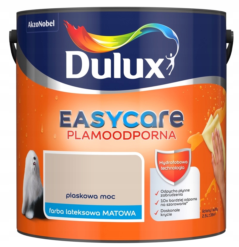 

Farba Dulux Easy Care- piaskowa moc, 2.5l