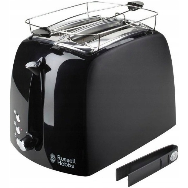 Toster Russell Hobbs 22601-56 czarny 850W Opiekacz do kanapek Ruszt