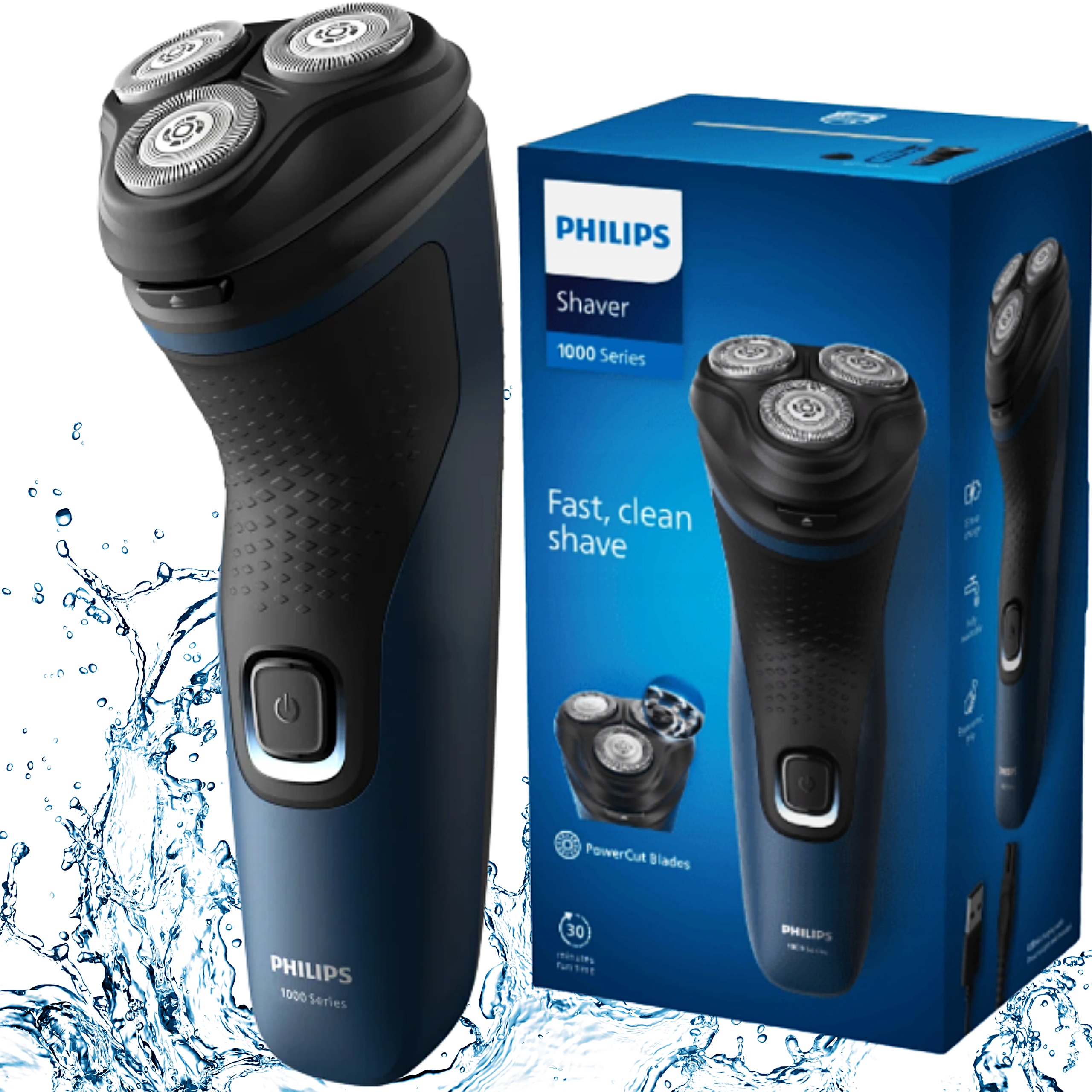 Golarka Philips Wodoodporna Do Golenia Strzyżenia Maszynka Głowicowa Ostrza