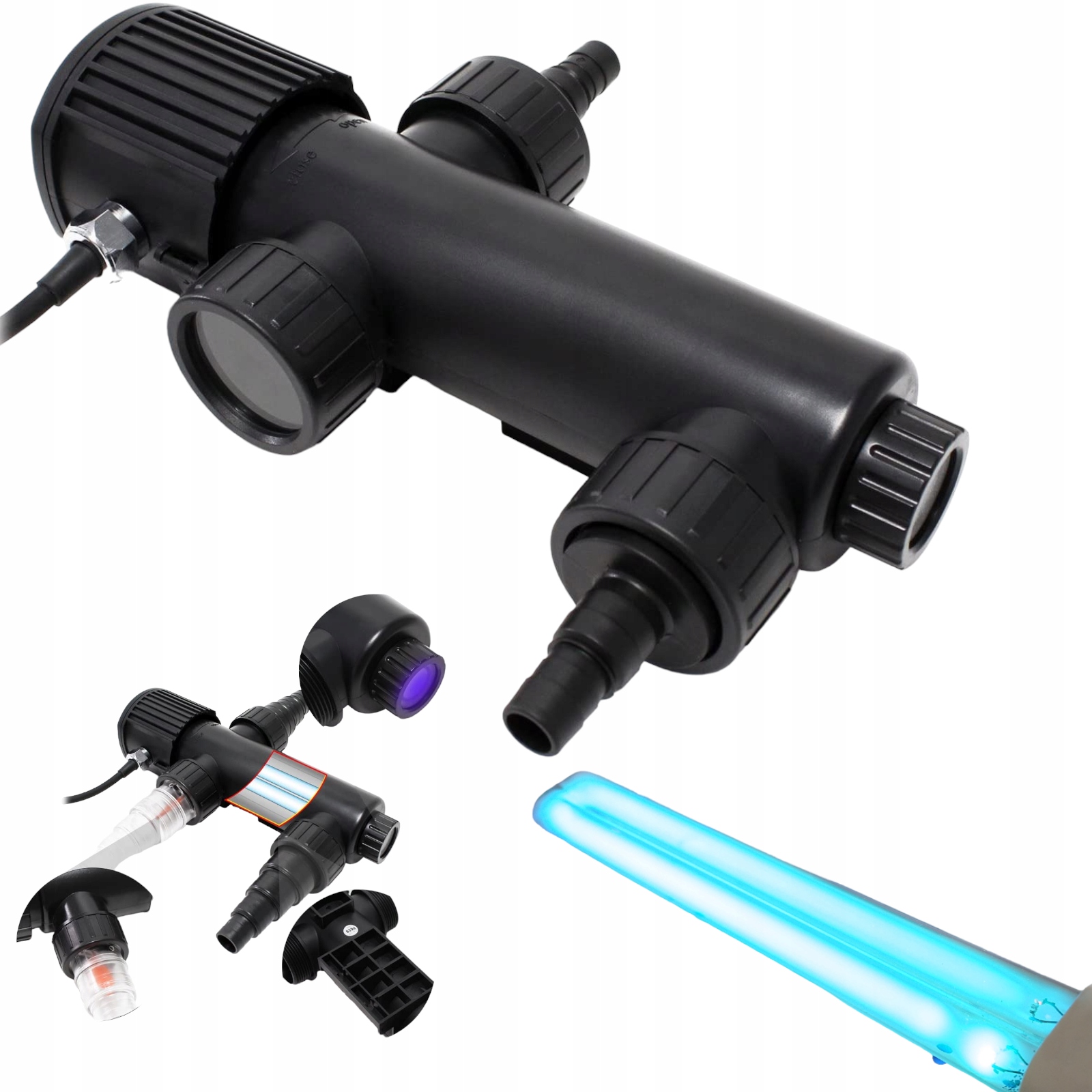 SunSun Lampa Uv-c 9W CUV-209 Sterylizator Do Oczka Stawu Akwarium na Glony