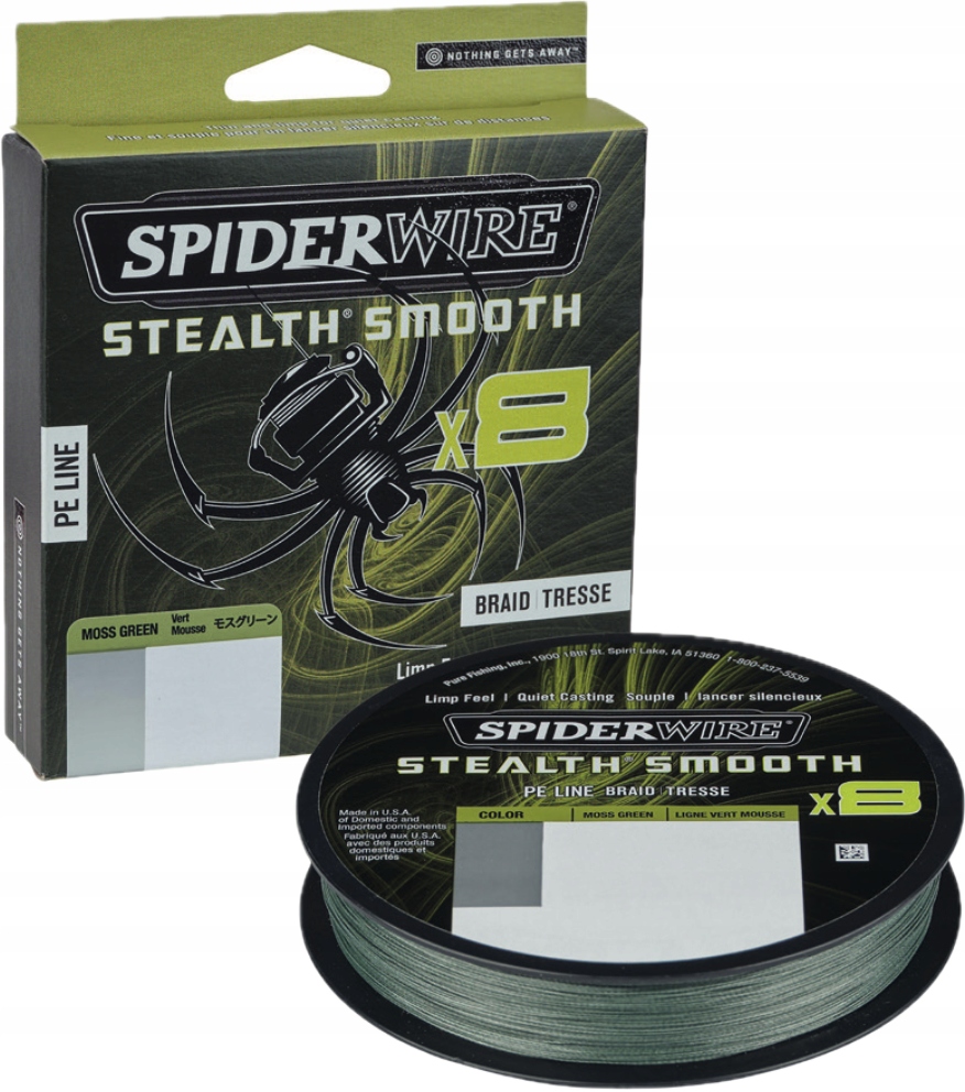 Spiderwire Stealth Smooth 8 Green 0,29mm 150m 26,4KG 1515589