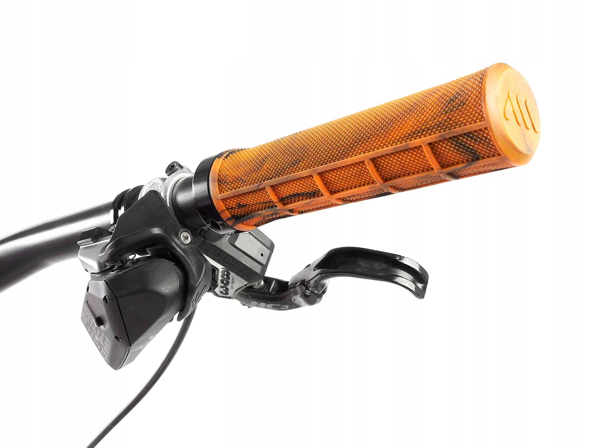 Manetki Chwyty Rączki Gripy Rowerowe Ams Berm Grips Pomarańczowe Camo